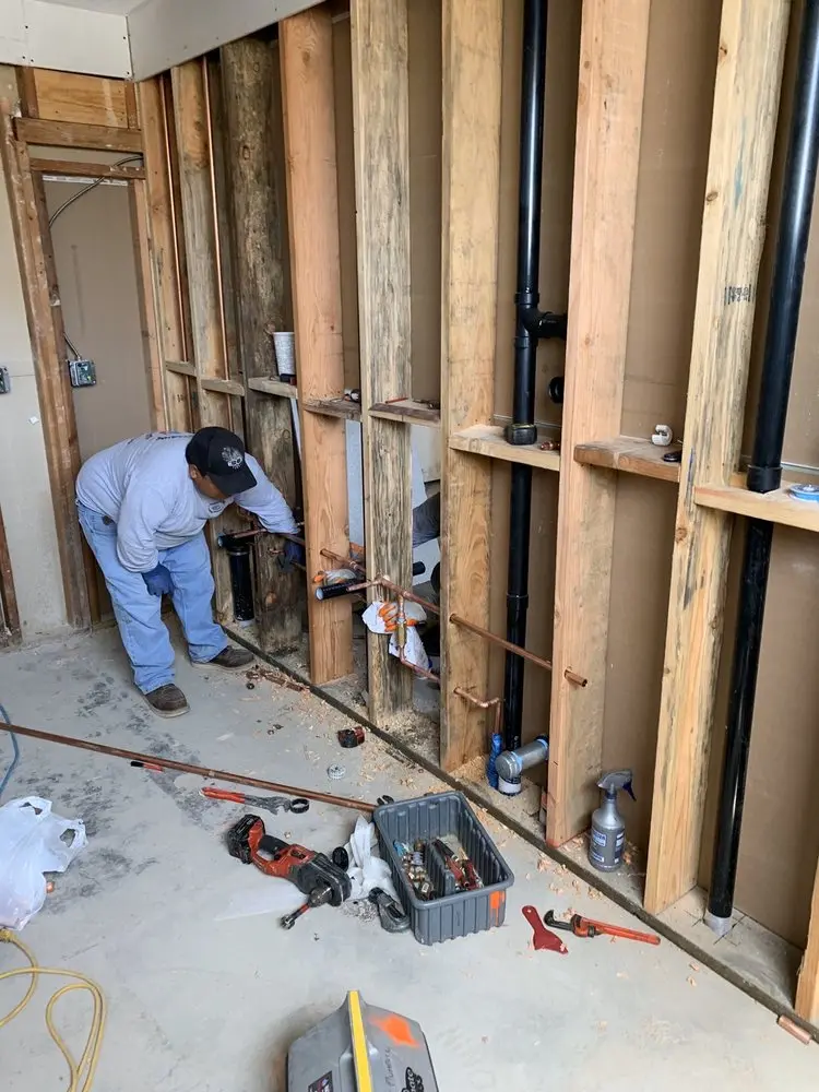 Commercial rough-in plumbing for Water Heater Replacement in Morris Park Farms